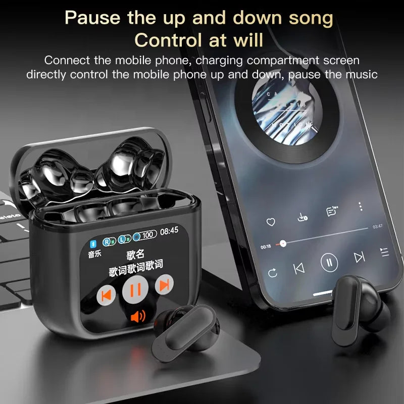 Air Version SE60 XY27 28 A9 A10 ENC Touch Screen ANC Gaming Noise Cancelling Tws Earphones & Headphones