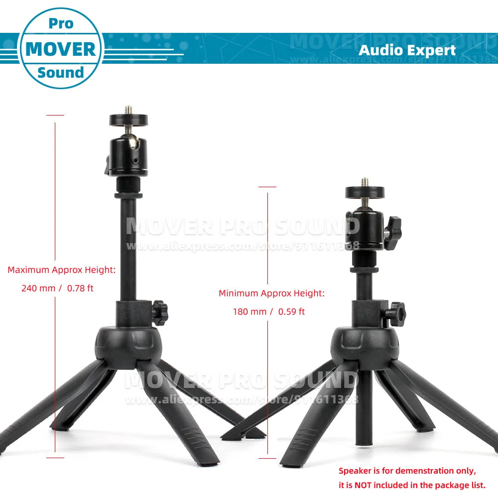 Tabletop Loudspeaker Holder Boom for BOSE SoundLink Revolve I and II + Plus Speaker Stand Table Desk Desktop Megaphone Mount