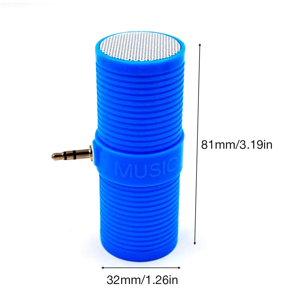 3.5MM Stereo Mini Speaker Portable Speaker MP3 Music Player Speaker for Mobile Phones Tablets Laptop Portable Mini Trendy