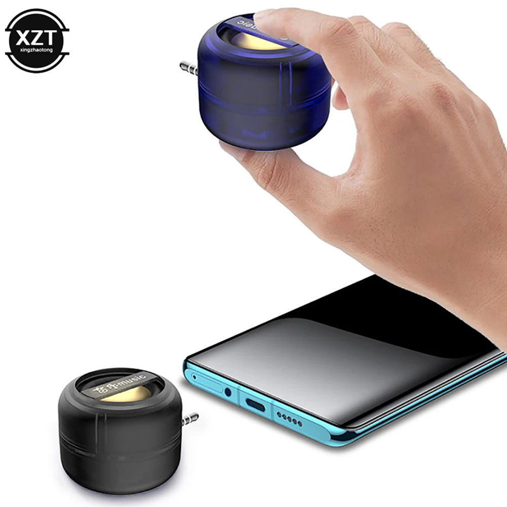 Mini Music Speaker Sound Column Hifi Music Stereo Sport for Pc Laptop Phone Mobile Portable Rechargeable Small Speaker 3.5mm