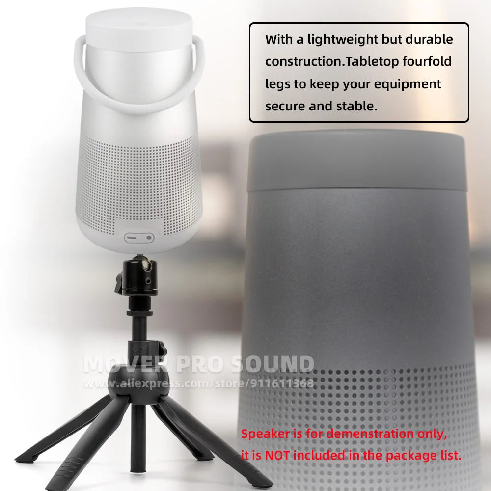 Tabletop Loudspeaker Holder Boom for BOSE SoundLink Revolve I and II + Plus Speaker Stand Table Desk Desktop Megaphone Mount