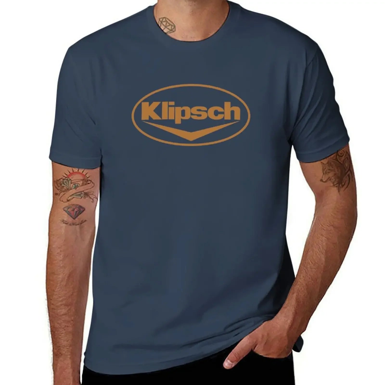 Best Selling Klipsch Logo Essential T-Shirt Oversized Funnys Sweat Men Clothing