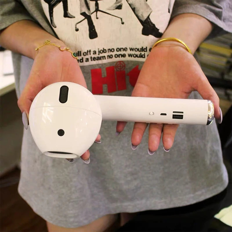 2021 New Oversized Giant Bluetooth Headset Speaker for AirPods Pro Model Bluetooth Audio Gift Hunting Gift Hot Net Red Speaker