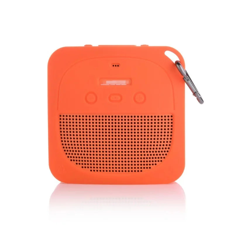 Portable Protective Bluetooth Speaker Cover Case for Bose SoundLink Micro Shockproof Soft Silicone Gel Cover Container