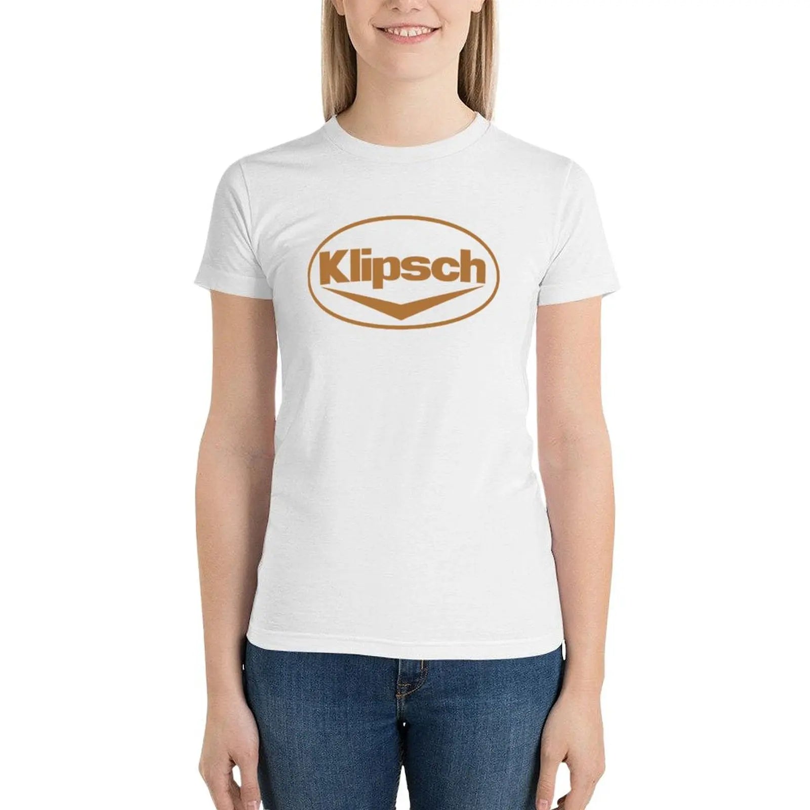 Klipsch Logo T-Shirt Plus Size Tops Cute Clothes Tops Women Clothes