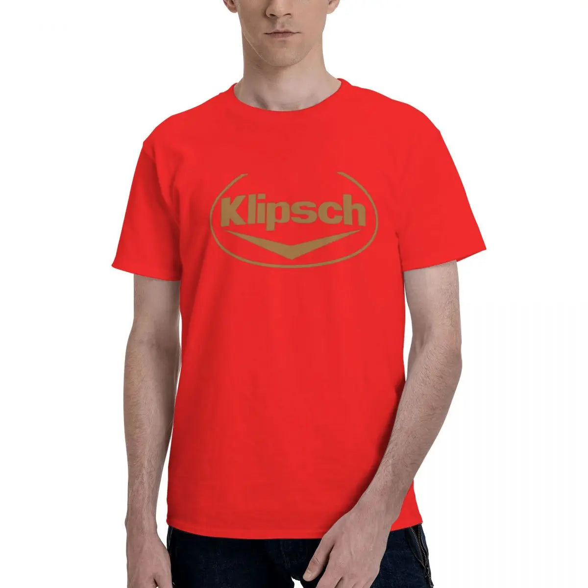 Best Selling Klipsch Logo T-Shirt Anime T-Shirt Tops T Shirt for Men Oversized T-Shirt New Streetwear O-Neck Cotton T Shirts