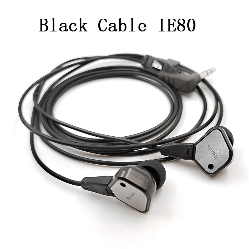 Classic Flagship Earplay IE80s IE80 Original in Ear Headphones Bass HIFI Earphone Headset Silver Plated Cable
