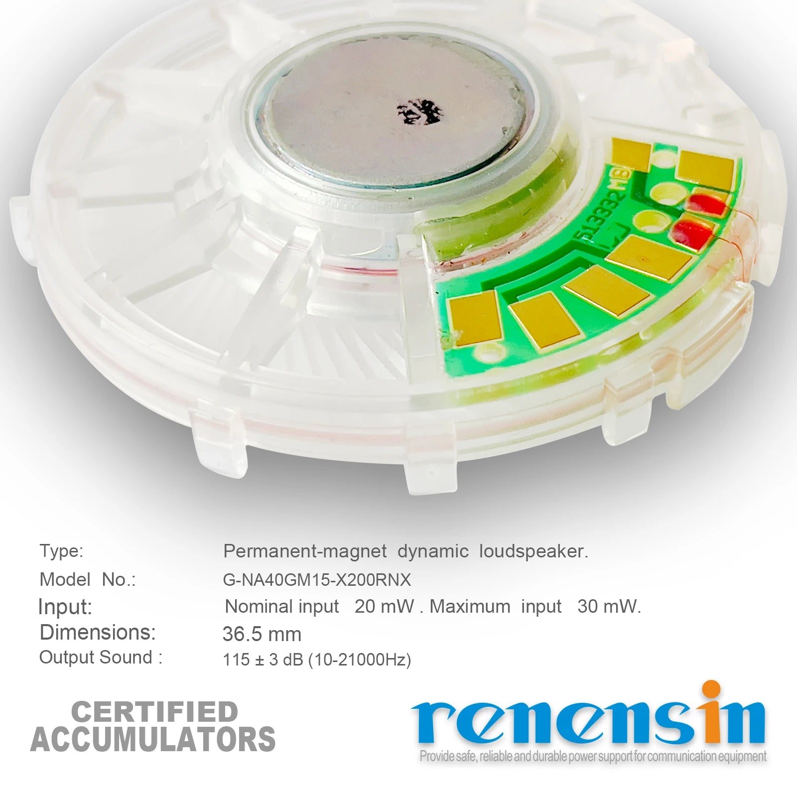 Renensin Replacement Original Speakers Repair Speaker Perfect Sounds for Sennheiser  PX200 Px200ii PX200II PX100 Headphones