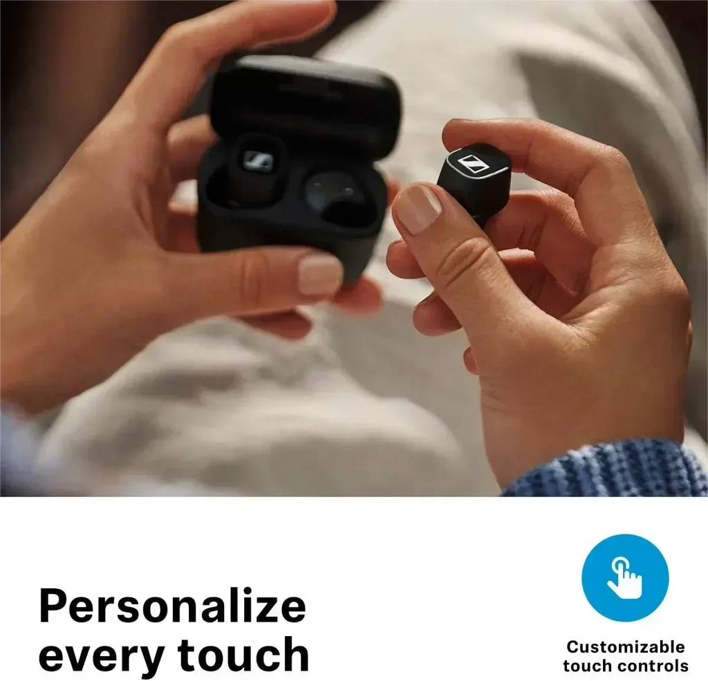 New Sennheiser CX400BT True Wireless Earphones TWS Bluetooth Sports Earbuds Stereo Sound Headset Noise Isolation Headphone