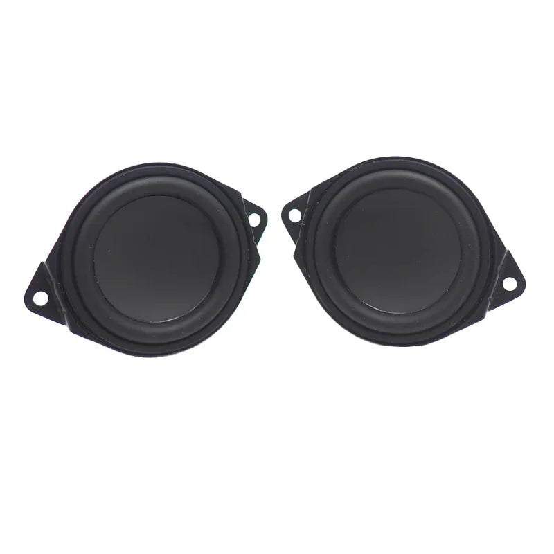 2 Pcs 1.75 Inch 4 Ohm 30 W HIFI Full Range Speaker Double Neodymium Magnetic Long Stroke Bass Waterproof Basin DIY Home Theater