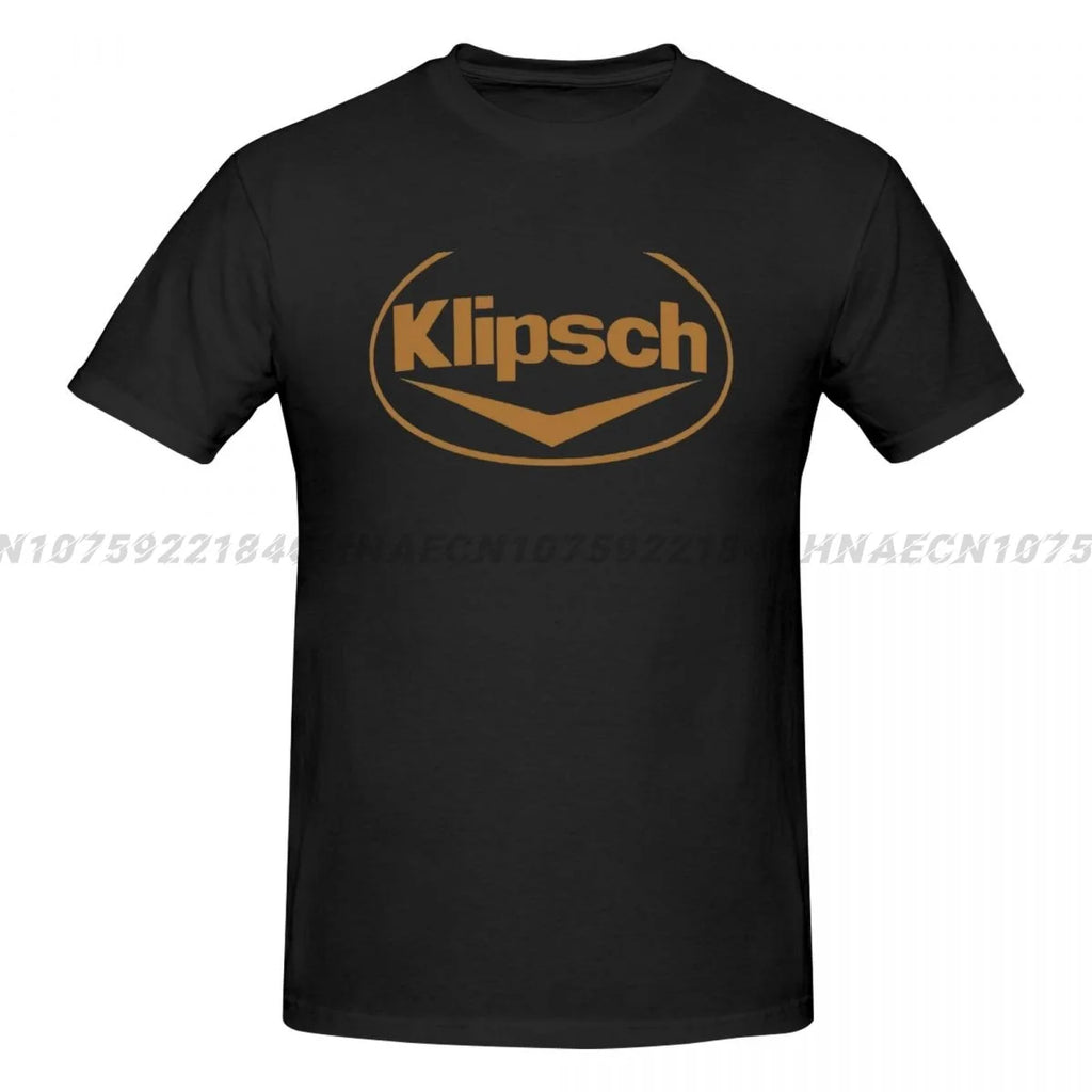 Best Selling Klipsch Logo T-Shirt Anime T-Shirt Tops T Shirt for Men Oversized T-Shirt New Streetwear O-Neck Cotton T Shirts