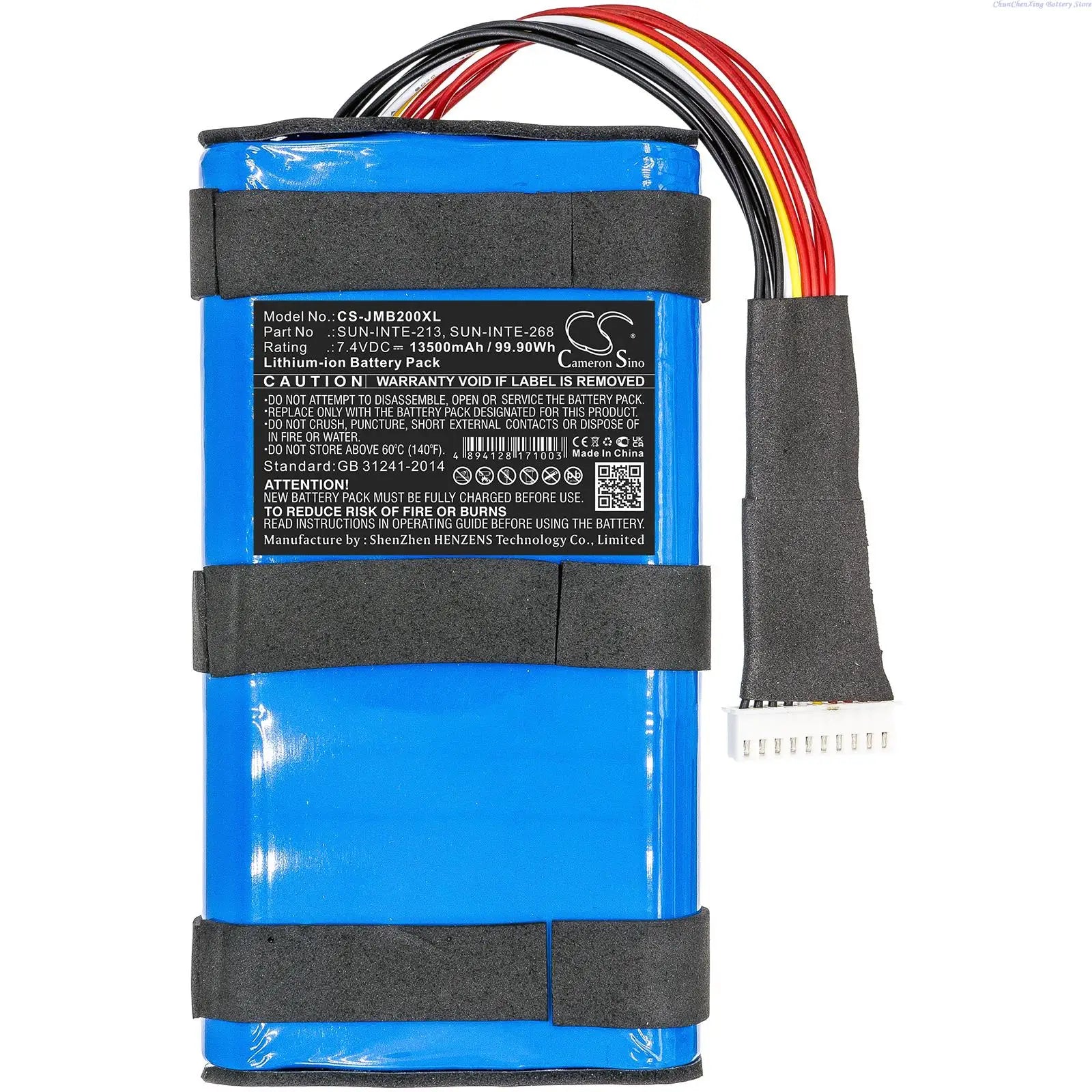 OrangeYu 7.4V 10400mAh/13500mAh Speaker Battery SUN-INTE-213 SUN-INTE-268 for JBL Boombox 2