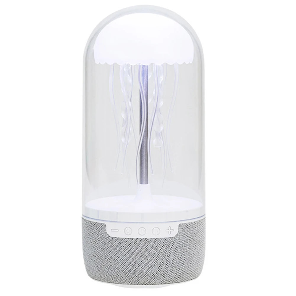 Creative Colorful Jellyfish Lamp With Bluetooth-Compatible Speaker 1800mAh Sports Jellyfish Speaker With Lights Atmosphere Light