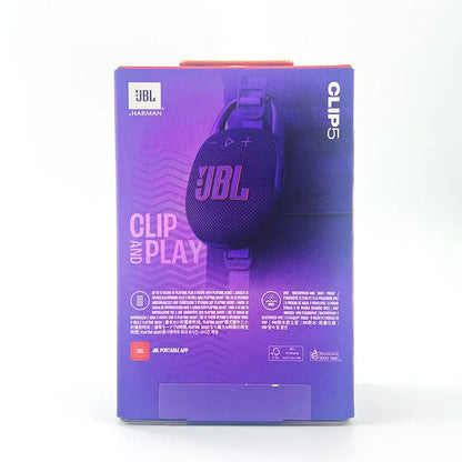 JBL Clip 5 Clip5 Ultra Portable Bluetooth Speaker Outdoor Mini Speaker Multi-Speaker Connection IP67 Waterproof 12 Hour Playtime