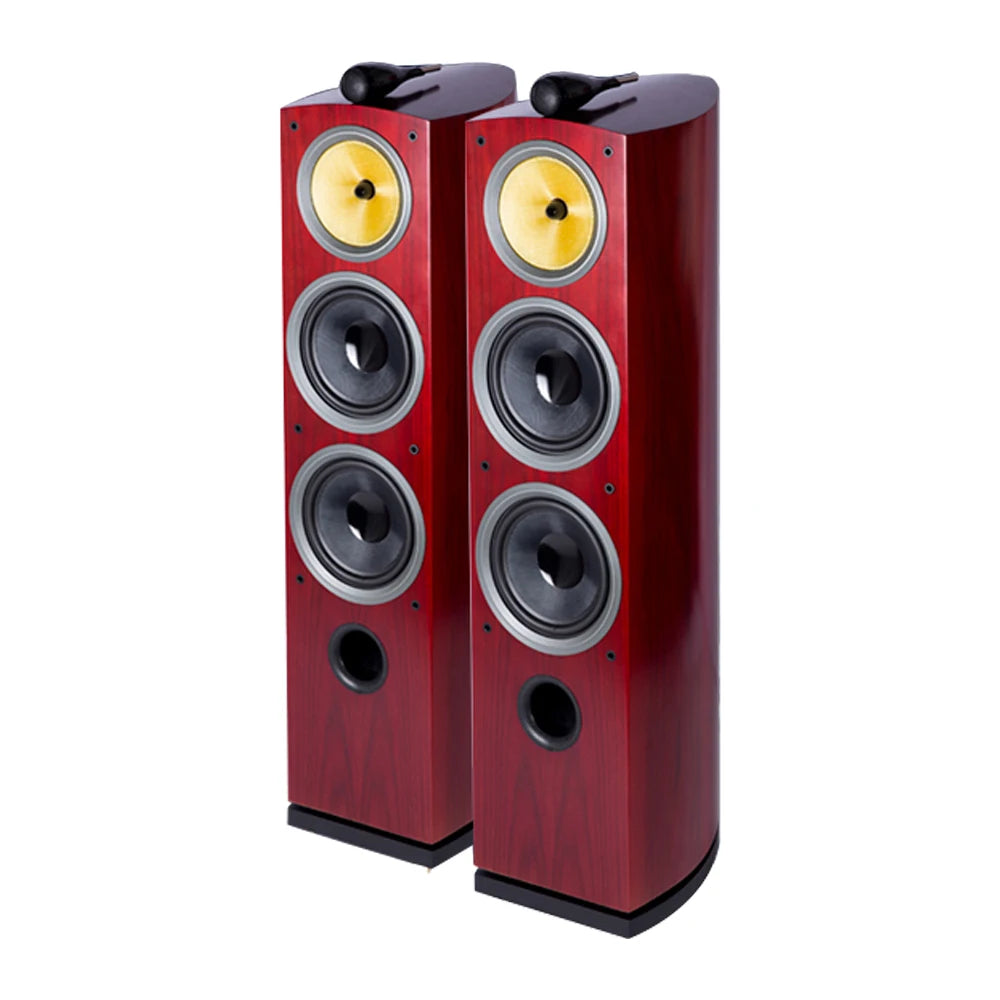 250W 8-Inch Floor Passive Speaker High-Fidelity Three-Way Surround Speaker Nautilus Speaker High-End Home Theater Speaker