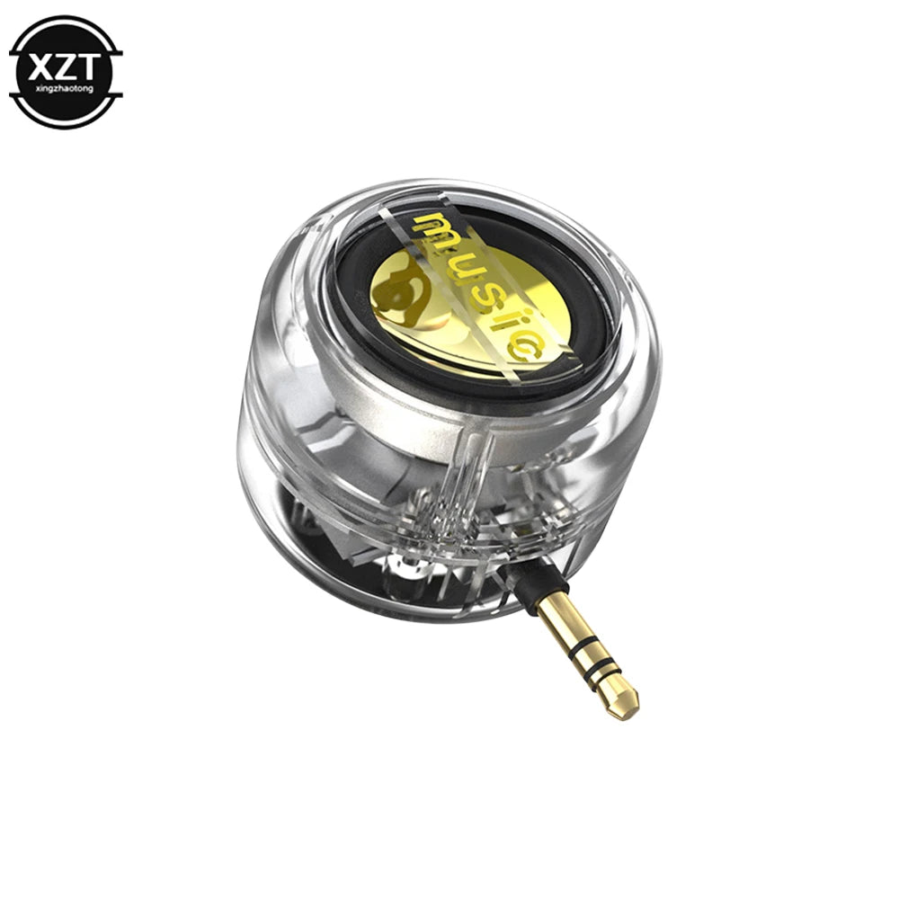 Mini Music Speaker Sound Column Hifi Music Stereo Sport for Pc Laptop Phone Mobile Portable Rechargeable Small Speaker 3.5mm