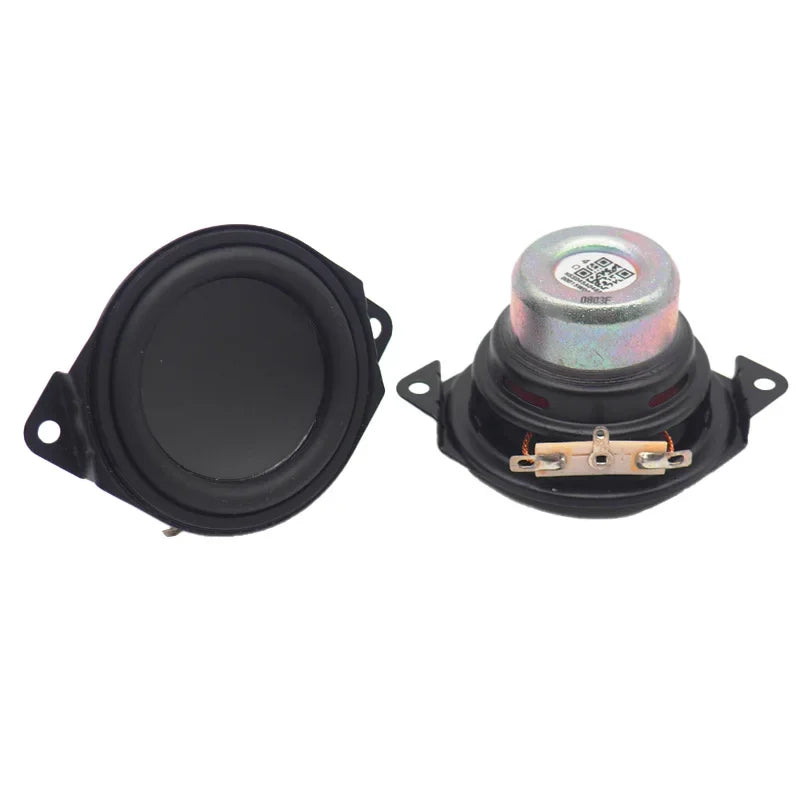 2 Pcs 1.75 Inch 4 Ohm 30 W HIFI Full Range Speaker Double Neodymium Magnetic Long Stroke Bass Waterproof Basin DIY Home Theater
