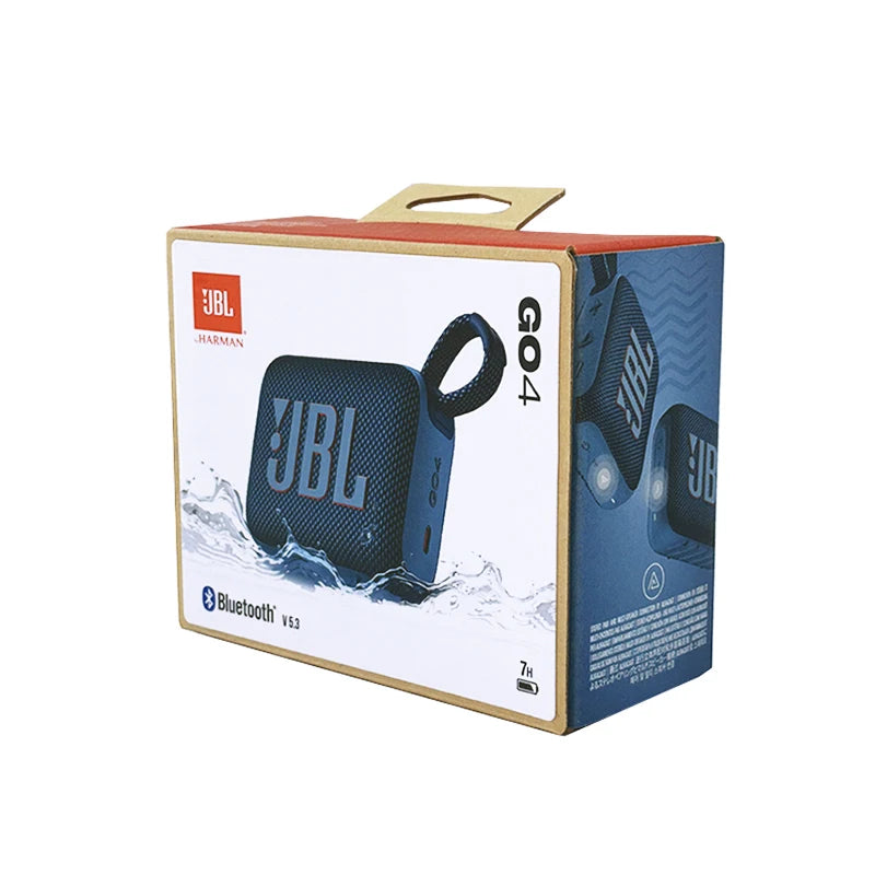 JBL GO 4 Go4 Ultra Portable Bluetooth Speaker JBL Pro Sound With Punchier Bass IP67 Multi-Point Connection 7 Hours Playtime