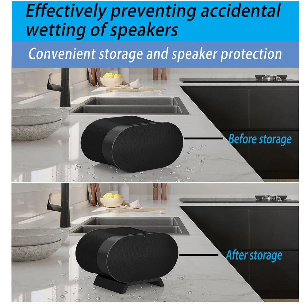 Acrylic Wall Mount Holder Stand for Sonos Era 300 Mini Speaker Stand Without Drilling Durable Display Floating Holder Home Decor