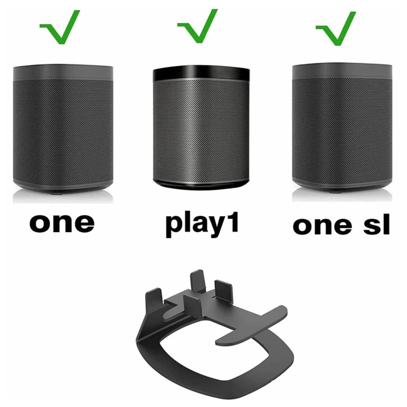 Metal Desktop Stand for Smart Speaker Hanger for SONOS for Play 1/One SL Shelf H 896C