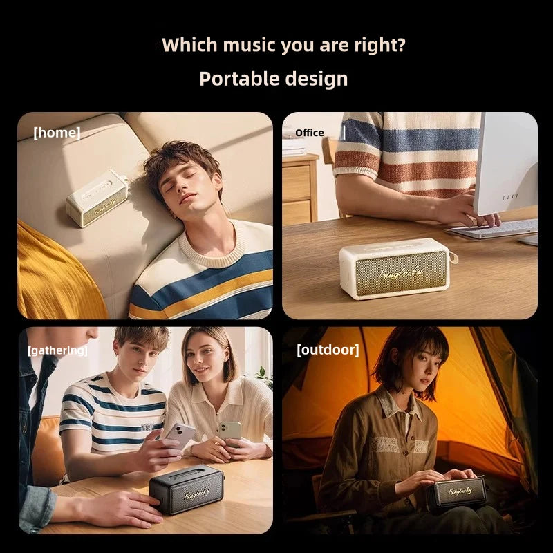 Kinglucky S17 Bluetooth Audio Speaker Wireless Big Powerful Sound 100w  IPX6 Waterproof Home Family Singing Children's