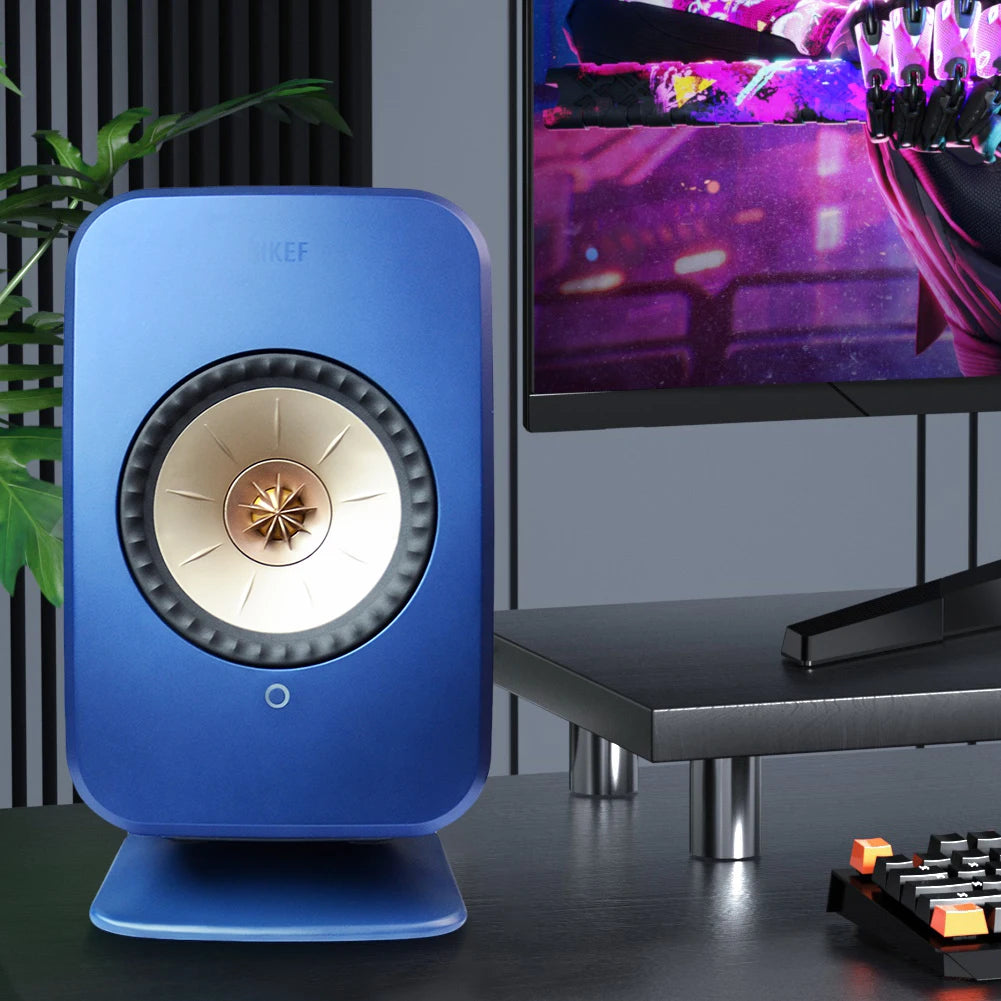 Desk Pad Speaker Table Base Stand Stable Desk Studio Speaker Holder Space-Saving Desktop Speaker Stand for KEF Lsxii