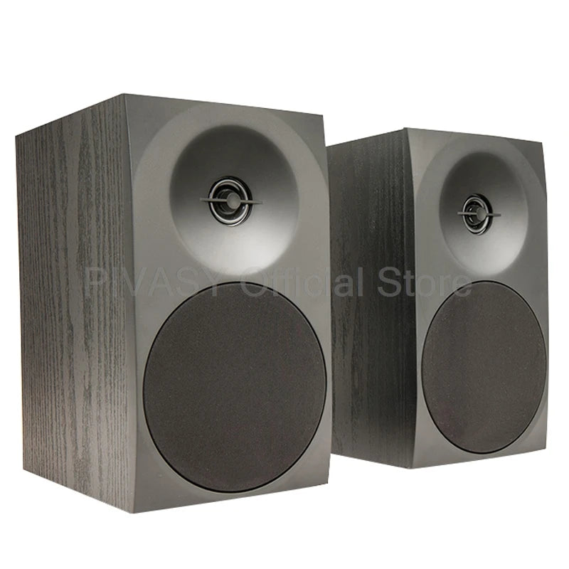 20W 4Inch Wireless Bluetooth Bookshelf Speaker High Fidelity Home Theater Subwoofer Wall Mounted Wooden LoudSpeaker for Computer