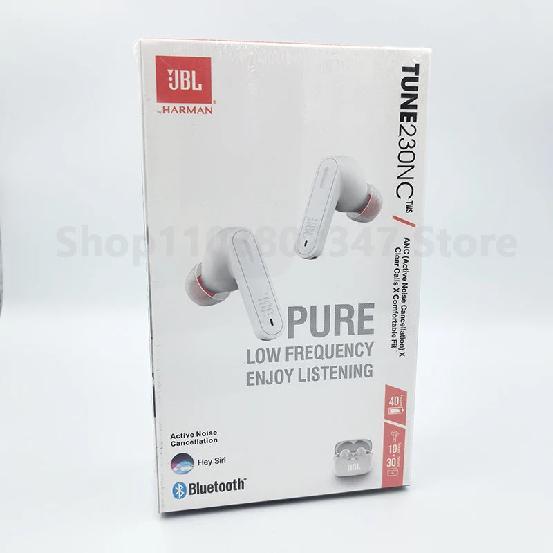 Original JBL Tune 230NC TWS Wireless Bluetooth Headphones T230NC Sports Game Music Headset Subwoofer Earphone HK Edition