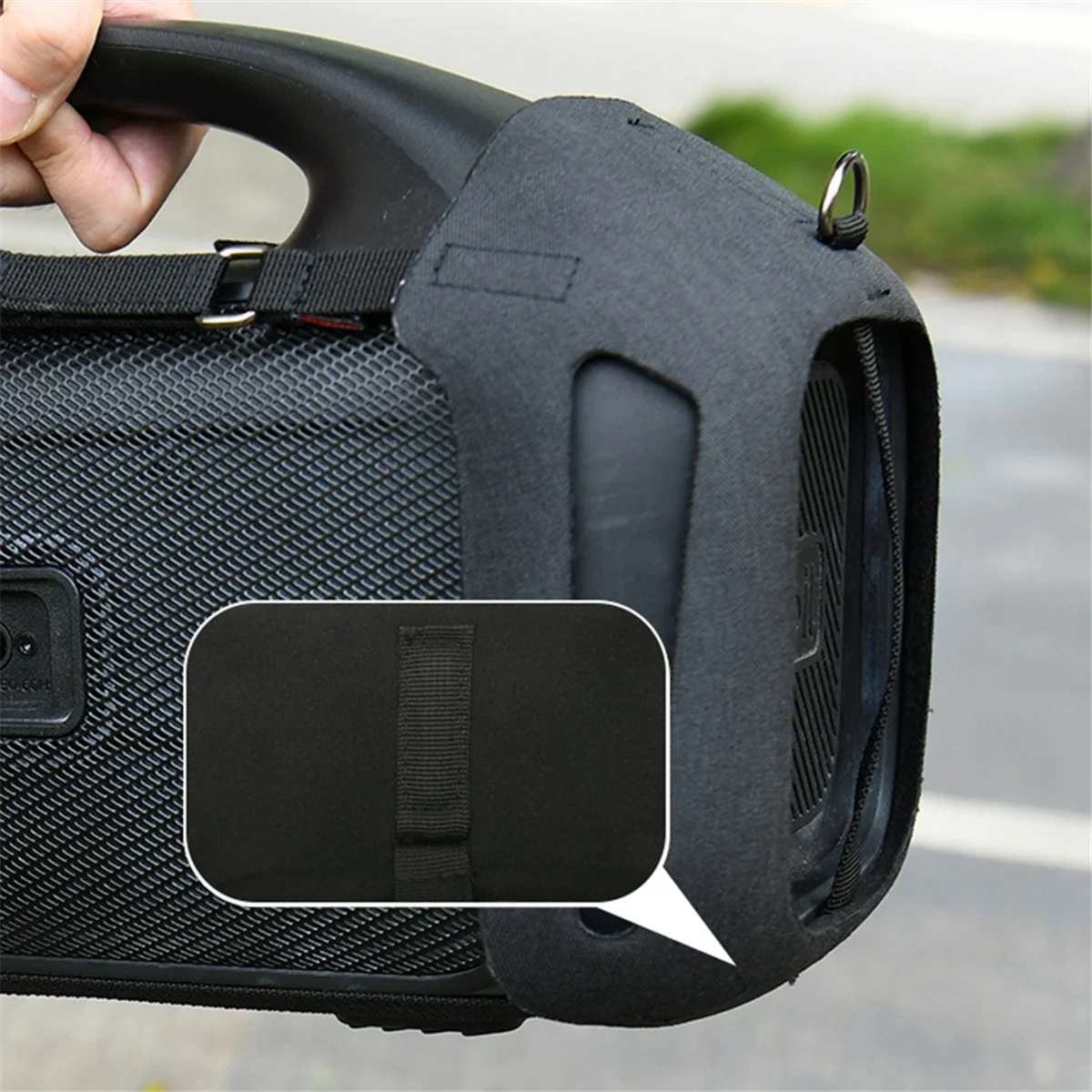 Travel Case Cover Fall-Proof Carrying Strap Protective Case With Adjustable Shoulder Strap for Tribit StormBox Blast