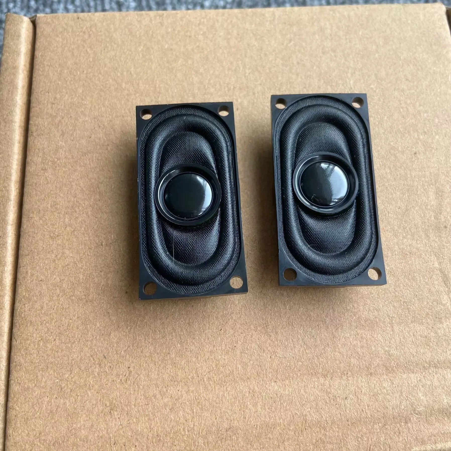 2PCS GHXAMP 2040 Speaker Horn 4ohm 3W Rectangular Inner Magnetic Laptop Doorbell Intercom Speaker 20*40mm