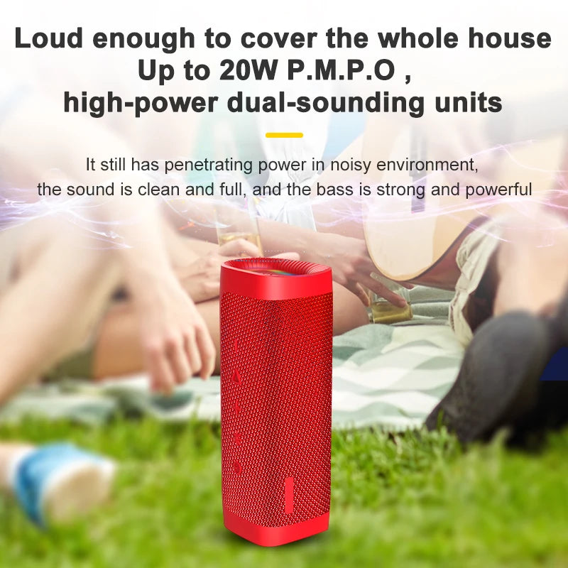 Direct Selling Waterproof Bluetooth Speaker Mini Cars Speakers 10w With RGB Light for  Journey