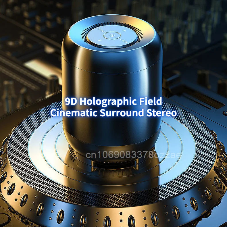 2023 Original 9D Stereo Bass Sound Smart Bluetooth TF Card Loud Double Speaker Subwoofer Outdoor Home Wireless Plug-In Mini Sale