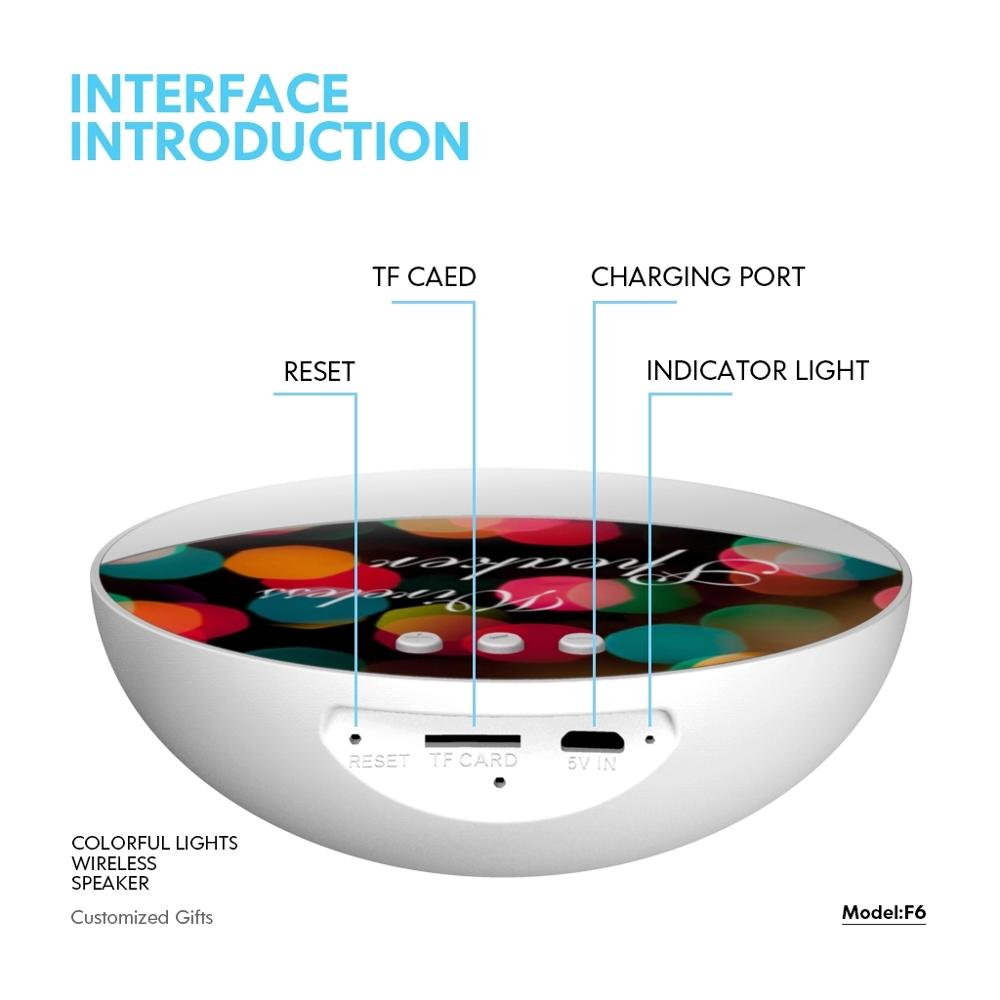 Portable Multimedia Blue Tooth Speaker Smart Table Lamp Light Alarm Clock Led Touch Light Speaker for Home