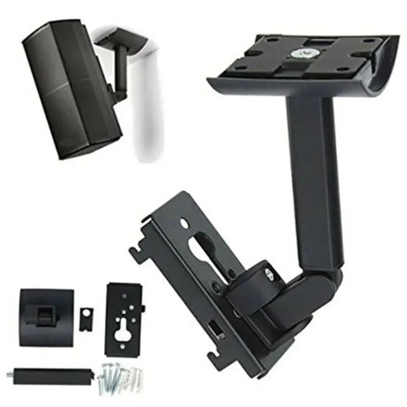 Metal Speaker Stand Holder Wall Ceiling Mount Bracket for UB-20 Surround Sound Speaker Accessories White Black
