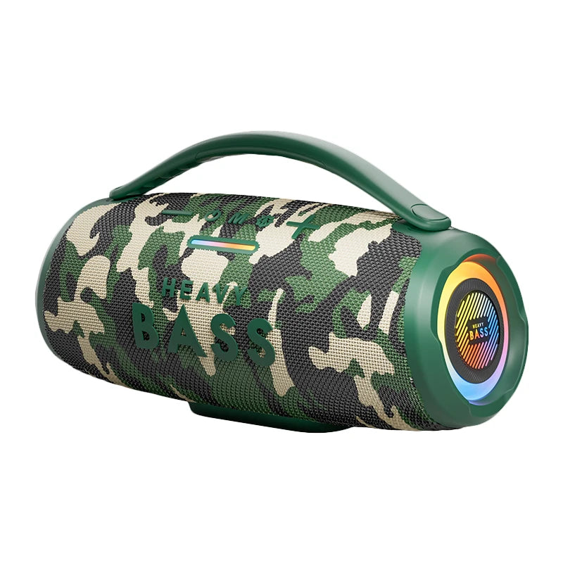 BASS-31 High Power 30W Boombox Speakers Portable Bluetooth Colorful Subwoofer Mp3 Player Powerful Column Audio Center Sound Box