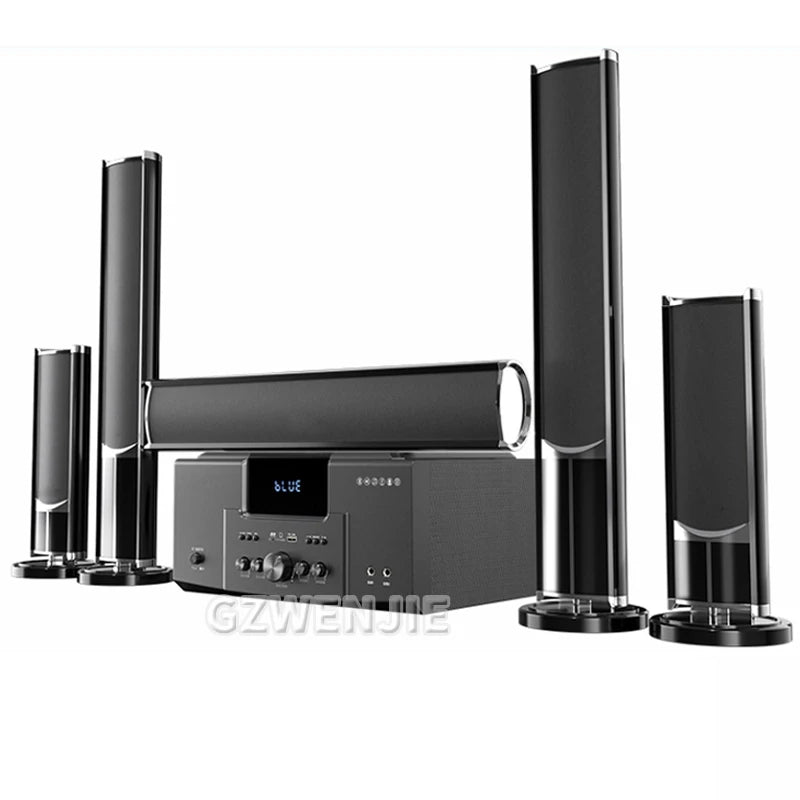 8 Inch High Power TV Living Room KTV Bluetooth 4.0 Speaker Stereo Sound Subwoofer Speaker 5.1 Home Theater System Audio Set 4Ω