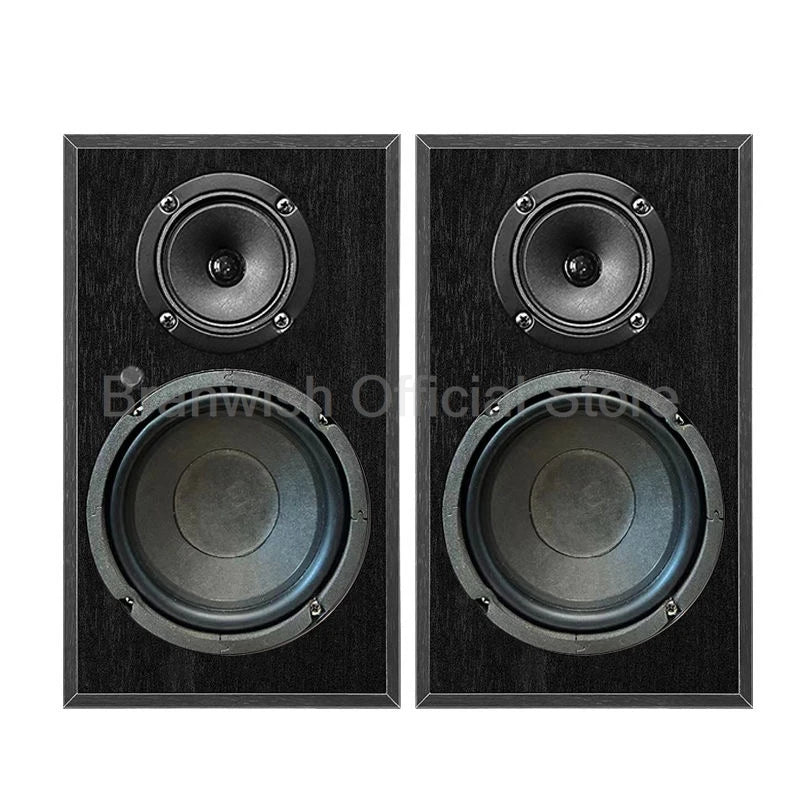 2Pcs 160W 5.25 Inch Active Speaker 2-Way Bookshelf Audio Sound Box 5.0 Blutooth HIFI Fever Surround Amplifier for Karaoke PC TV