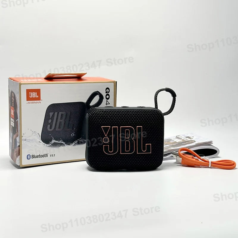 Original JBL GO 4 Wireless Bluetooth Speaker Portable Waterproof Speaker Outdoor Speakers Bass Party Speaker JBL GO4 HK Version