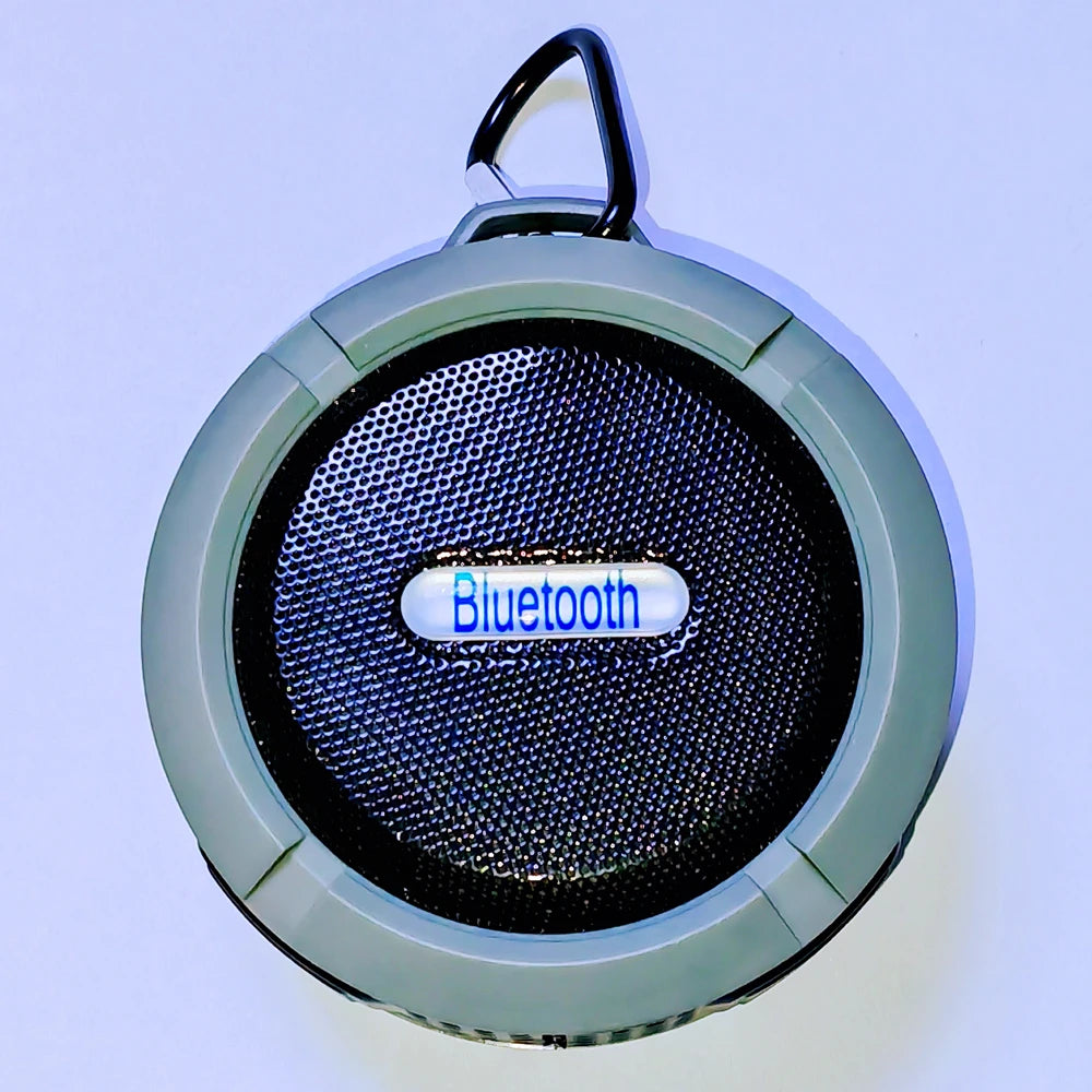 Bluetooth Speaker Wireless Waterproof Suction Cup Outdoor Sports Sound Box Mini Subwoofer for Shower Car Smart Phone MIC TF C6