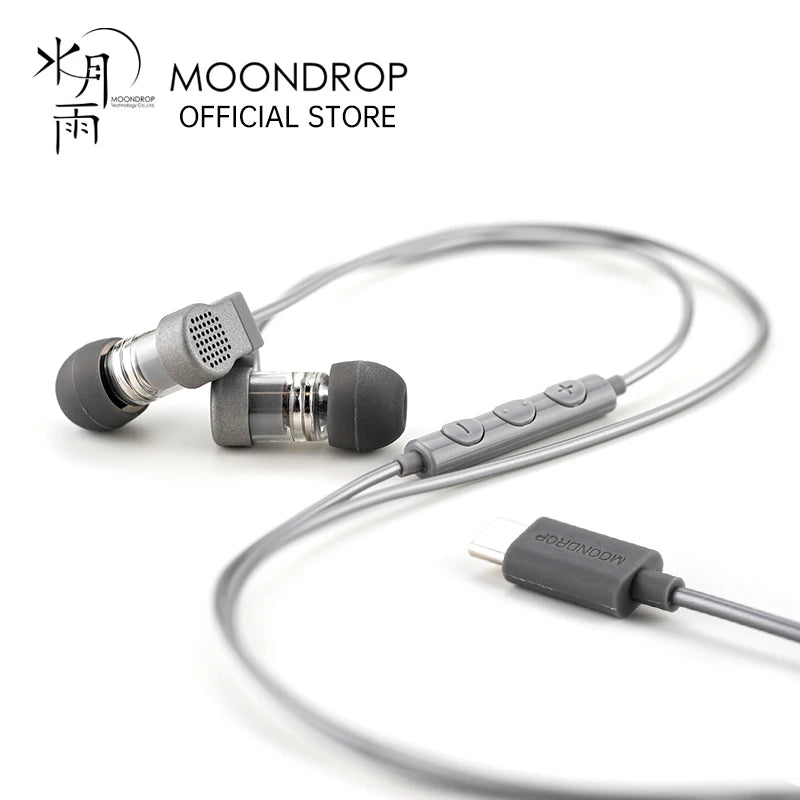 MOONDROP Quark 2 HiFi USB C In-Ear Earphone 32Bit/384kHz Hardware Decoding Heaphones
