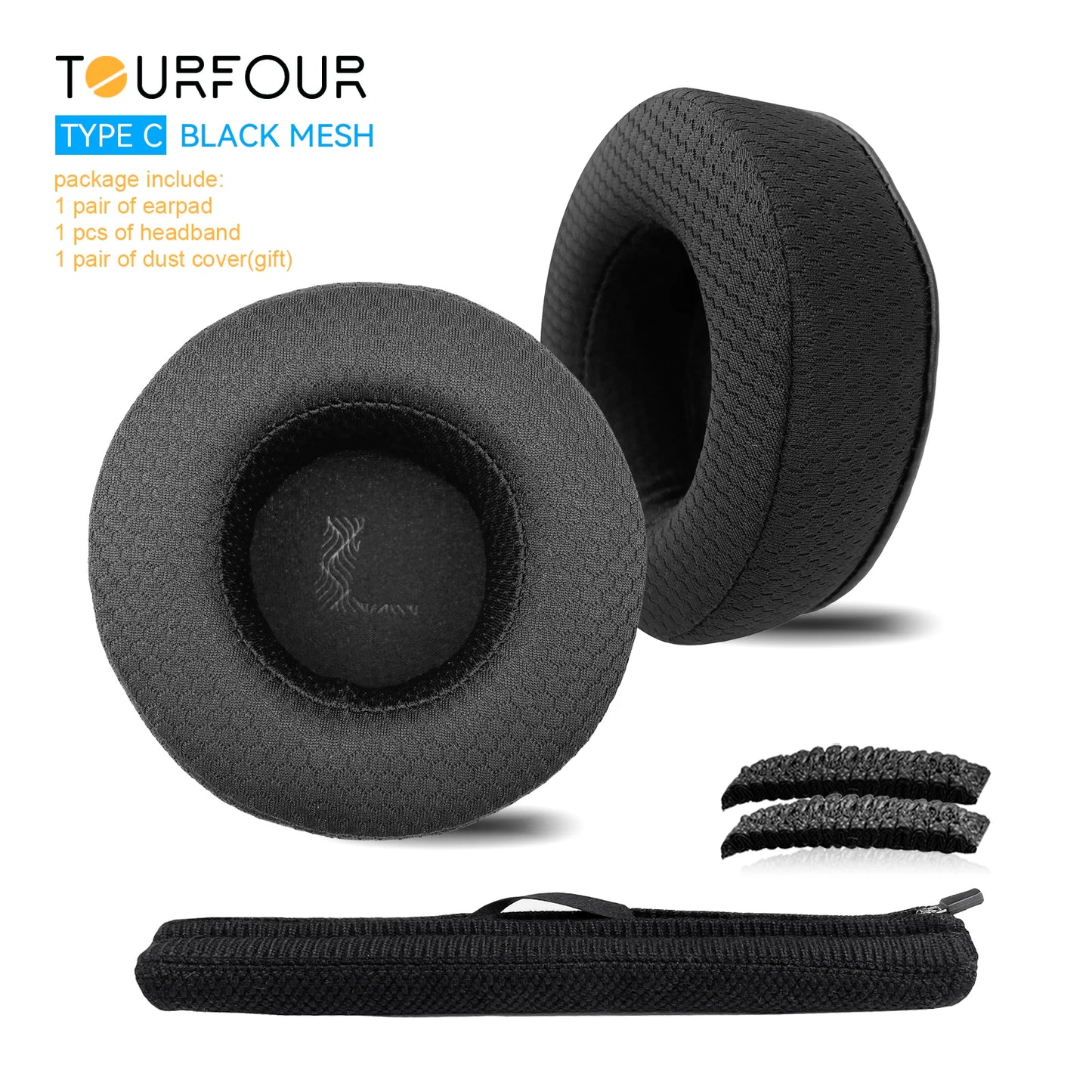 TOURFOUR Replacement Earpads for BANG & OLUFSEN BeoPlay H6,H4 Headphones Ear Cushion Headband