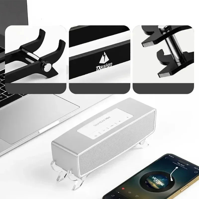 Wireless Speaker Stand Accessories Portable Protective Audio Holder Non-Slip Desktop Stand for Bose Soundlink Mini