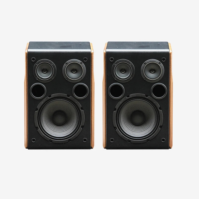 200W 8/10 Inch Wooden Speaker Woofer 4ohm KTV Speaker Treble Home Singing Audio Home Fever Passive Speaker Bookshelf Speaker
