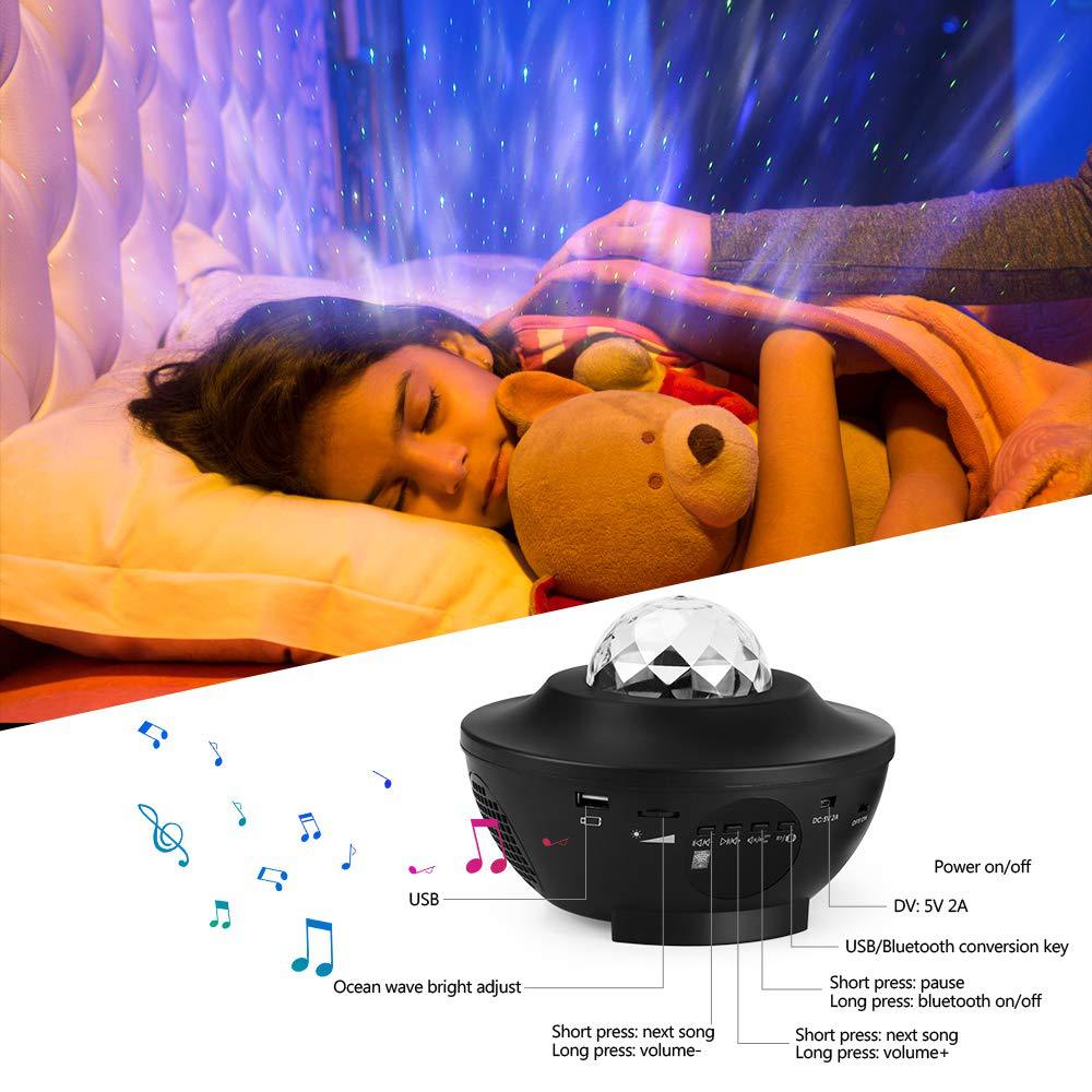 Galaxy Starry Bluetooth Night Lamp LED Star Projector Night Light