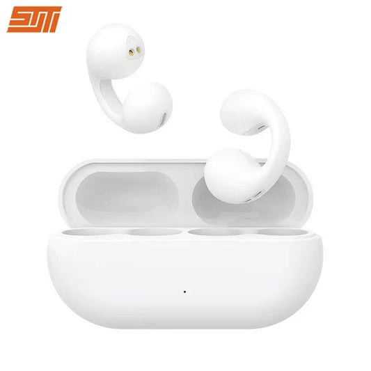 For Ambie Bone Conduction Daily Waterproof Earring Sports Headphones Wireless Ear Clip TWS BT Light Weight Headphones