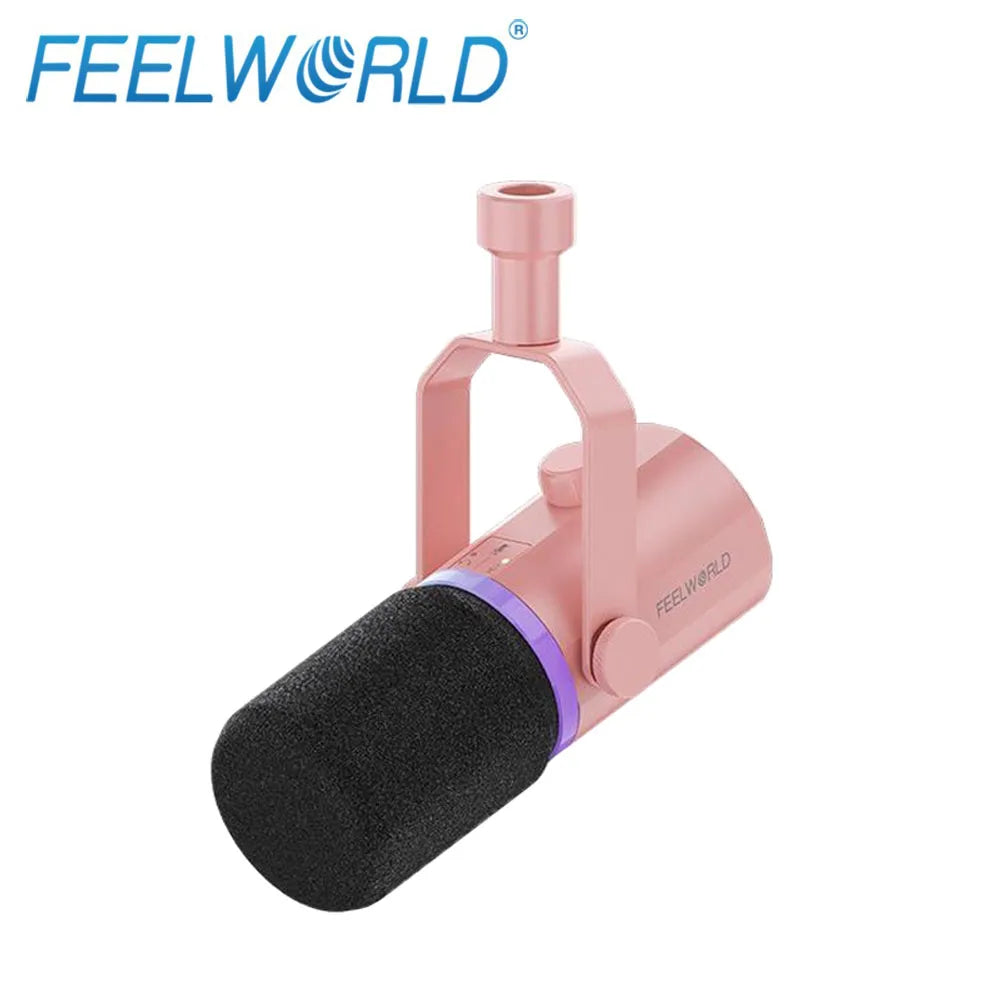 FEELWORLD PM1 Dynamic Microphone for Podcasting Recording Gaming Live Streaming XLR/USB Dynamic Microphone