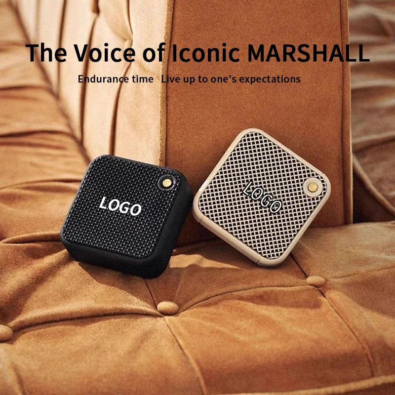 Marshal Speaker Portable Blue-Tooth Wireless Household Outdoor Dustproof and Waterproof High Audio Quality