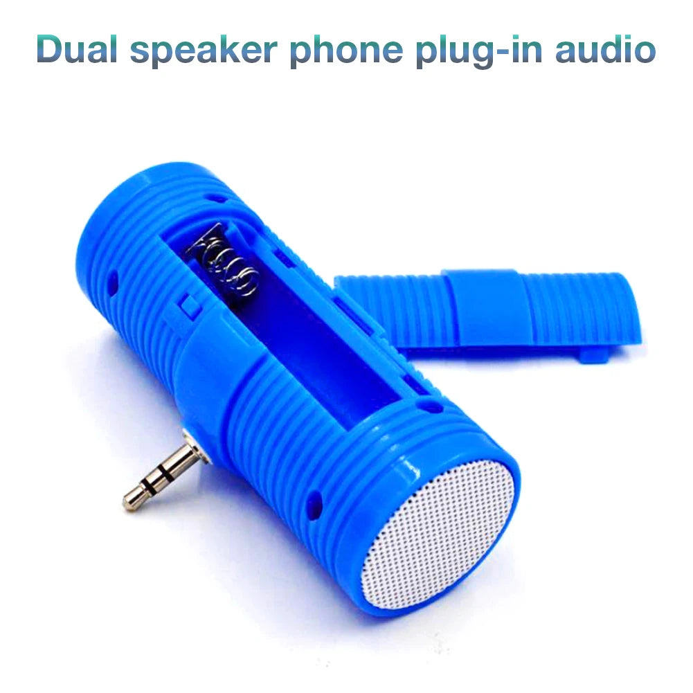 3.5MM Stereo Mini Speaker Portable Speaker MP3 Music Player Speaker for Mobile Phones Tablets Laptop Portable Mini Trendy