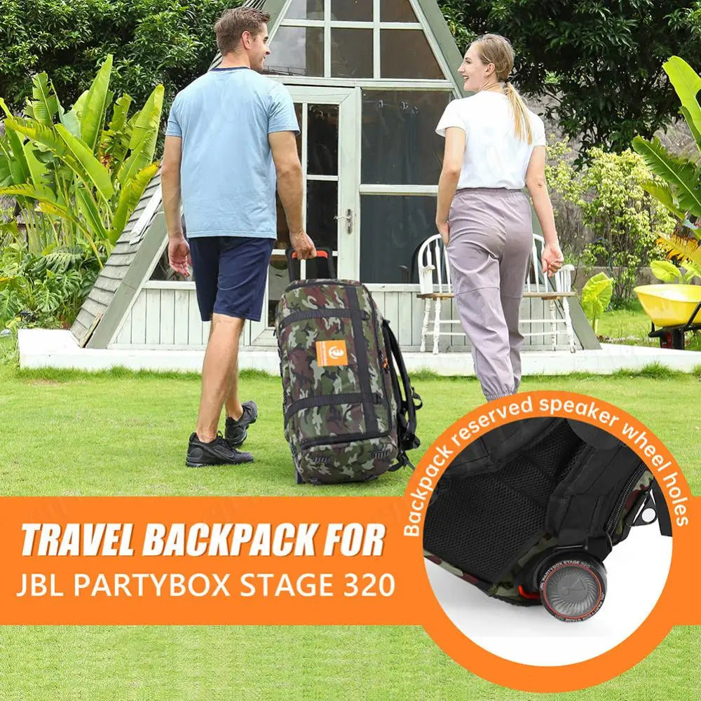 Speaker Bag Travel Case for JBL Partybox Stage 320 Speaker Storage Bag Speaker Shoulder Bag for Jbl Partybox 320 Speaker Case
