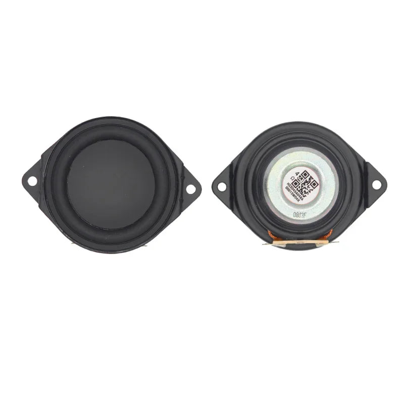2 Pcs 1.75 Inch 4 Ohm 30 W HIFI Full Range Speaker Double Neodymium Magnetic Long Stroke Bass Waterproof Basin DIY Home Theater